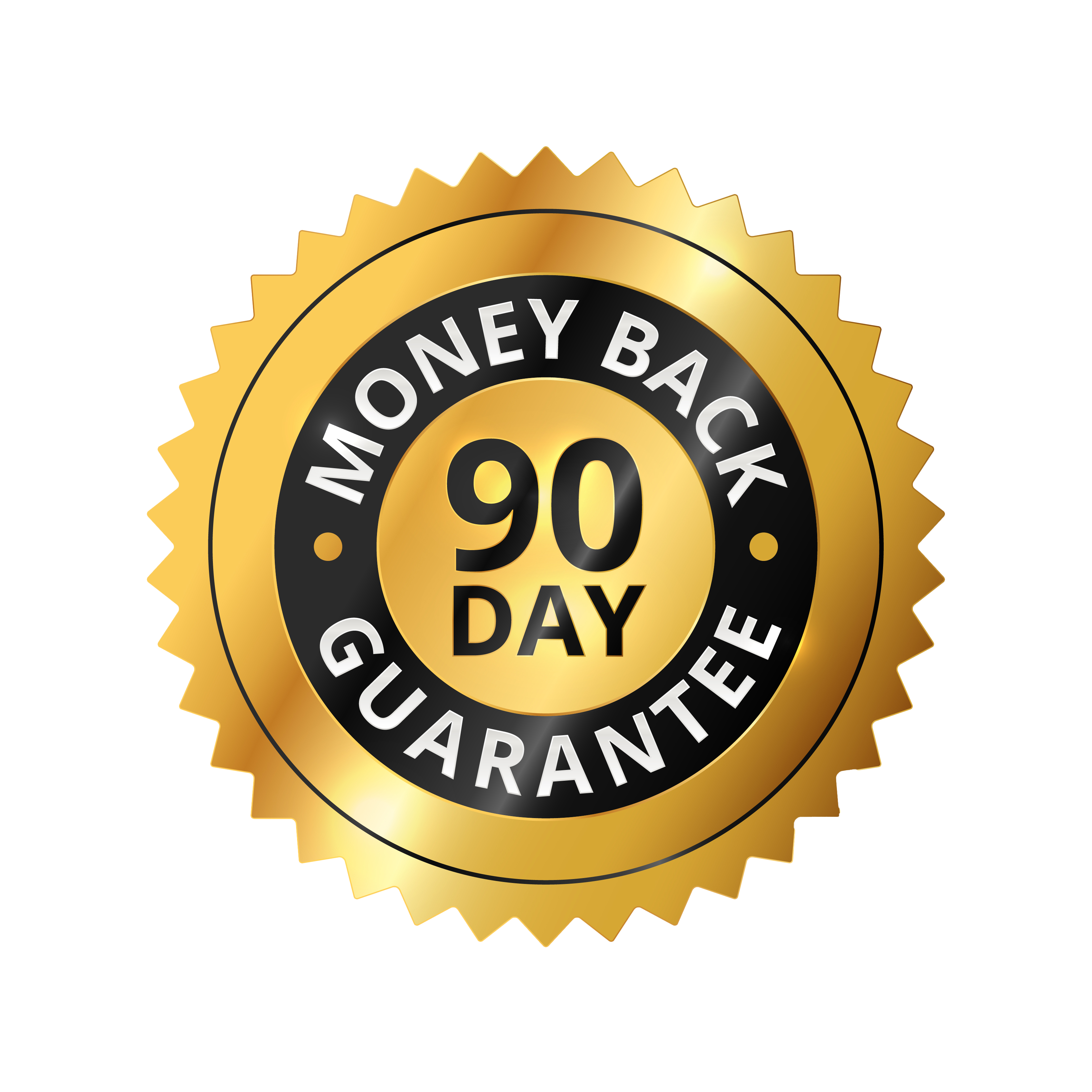 90-day money-back guarantee